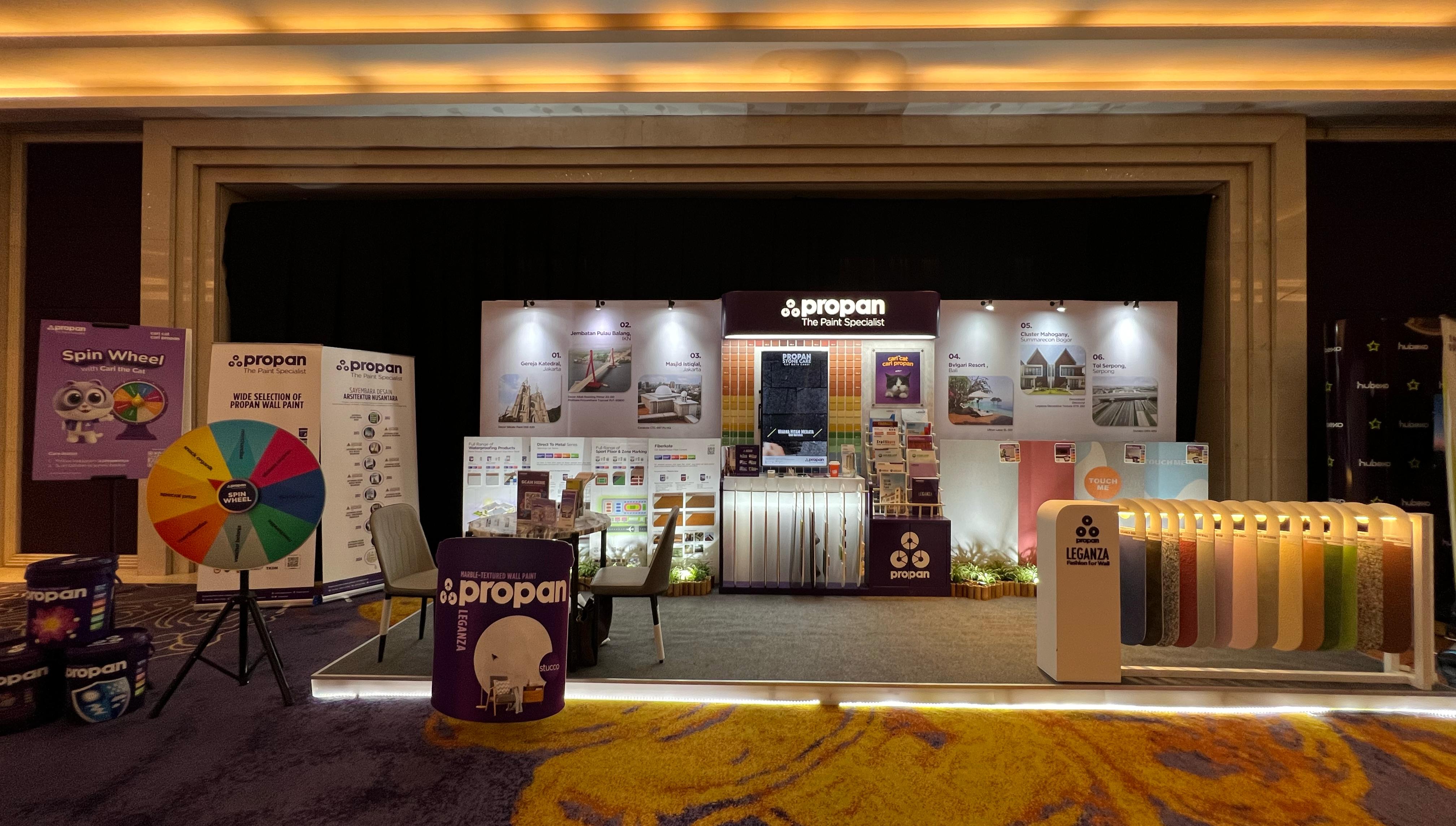 Booth Propan di Hubexo Asia Award 2025